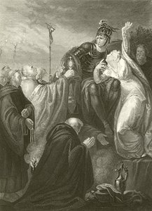 St Augustine before Ethelbert  by Henry Tresham